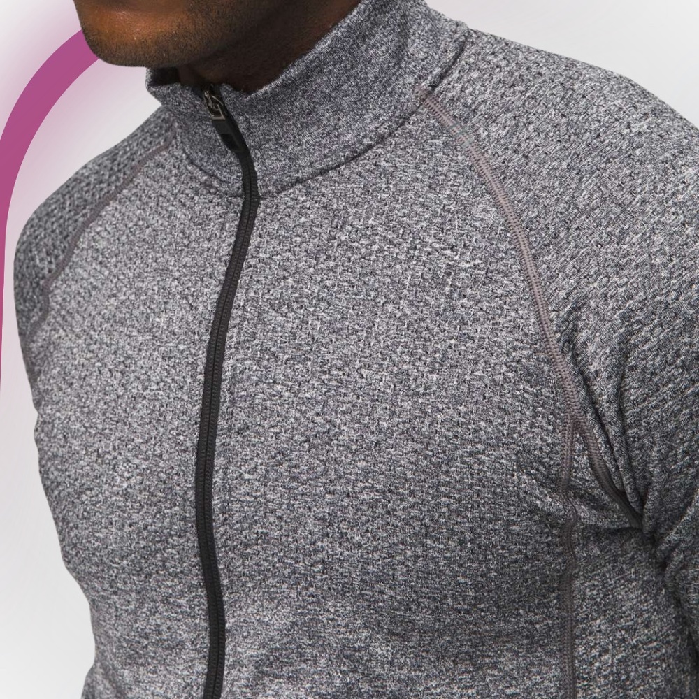 LULULEMON Men's Engineered Warmth Jacket in Vapor/Gull Grey/Black - XL - Picture 9 of 16